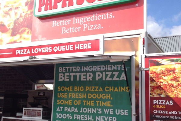 Papa John's Mobile Catering Trailer